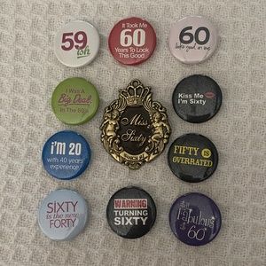 11 Pins to Celebrate 60th Birthday